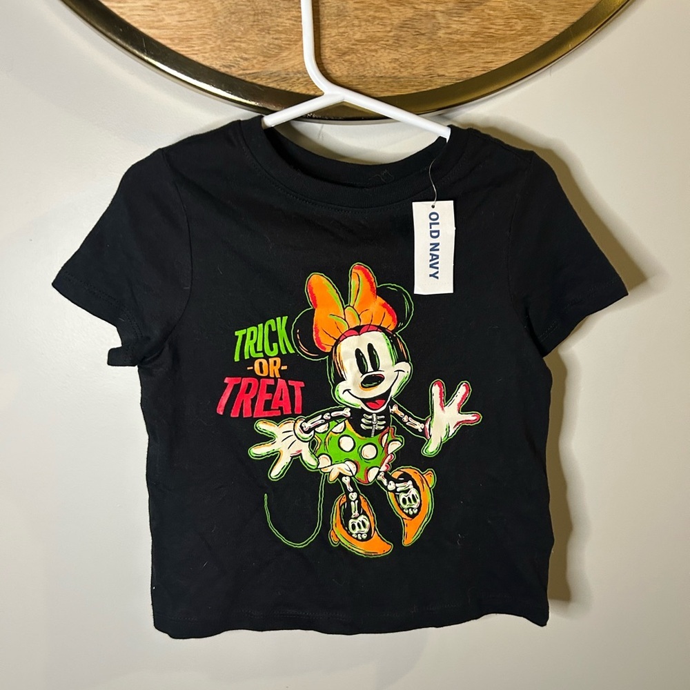 Old Navy Black Trick-or-Treat Kids Tee